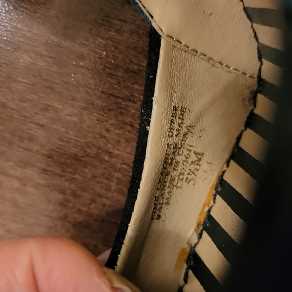 Suede Leather Wedge Heels - Picture 4 of 5